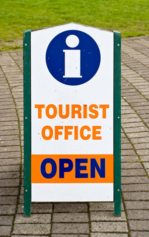 Tourist Office sign